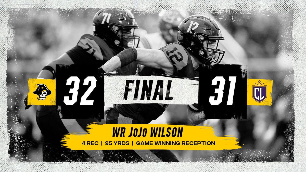 🏈| FINAL: @SUPiratesFB Wins a nail-biter against Cal Lutheran, 32-31 in OT. The Pirates scored a 2pt attempt on a pass to WR JoJo Wilson to win the game!
