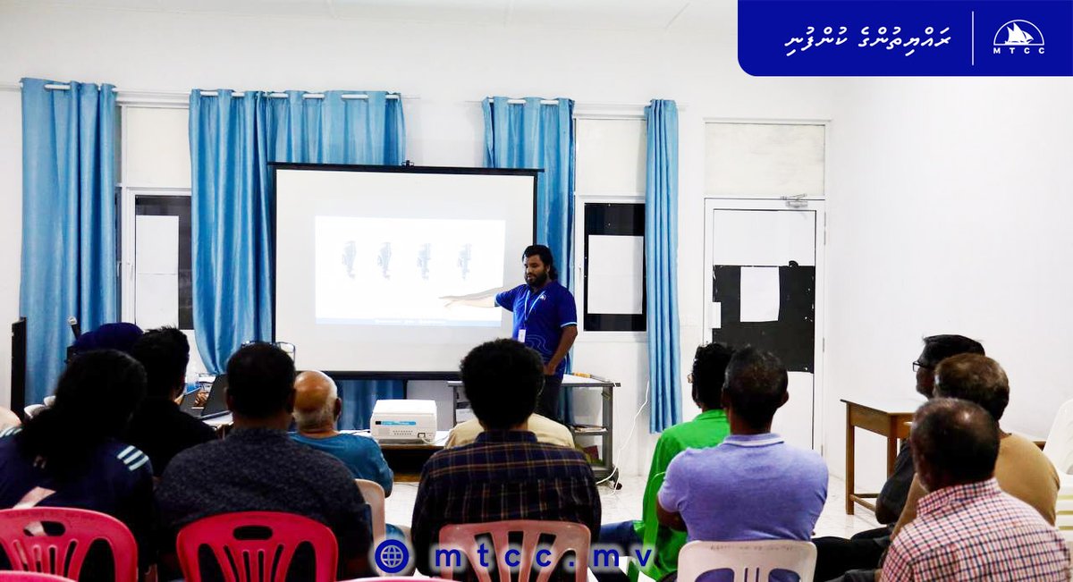 MTCCPlc's tweet photo. Team @MTCCkashavaru met with vessel owners and Council Members at Gdh. Rathafandhoo. Our gratitude goes to the Council Members and residents at Gdh. Rathafandhoo for the support extended during our stay.
#yanmarmarine #suzukimarine #castrol #ppgcoating https://t.co/duAGpXi6BN