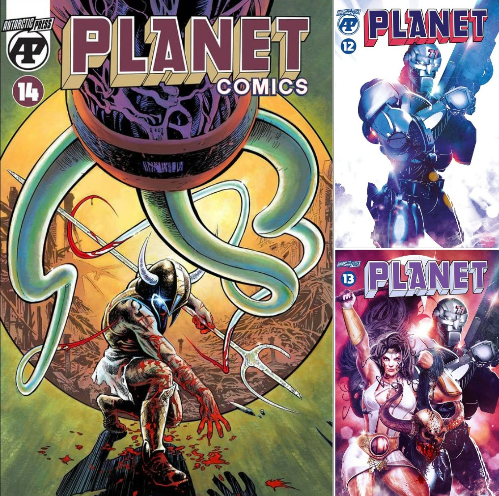 LenoxArtist's tweet photo. More Planet Comics with Lords of the Cosmos Coming at you!
Thank you Ben Dunn and @AntarcticPress for the opportunity!
Ordering information is here!
https://t.co/7pVLCgazK5
#lordsofthecosmos #planetcomics https://t.co/CTPd8Q5yG0