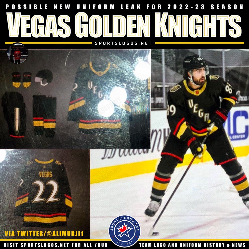2022-23 Vegas Golden Knights Reverse Retro 