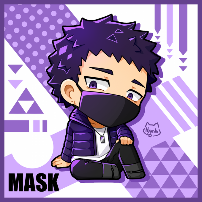 黒マスク男子のtwitterイラスト検索結果