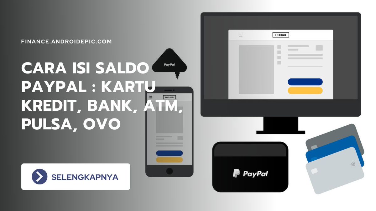 androidreview7's tweet photo. 10 Cara Isi Saldo Paypal Pakai Kartu Kredit, ATM, E-Wallet

Cara mengisi uang ke Paypal. Kamu bisa transfer uang langsung dari rekening bank, meminta teman untuk top up saldo Paypal Pakai Kartu Kredit, ATM. #paypal #gopay #ovo 

https://t.co/Iq8Ut6hTAG https://t.co/0EttbgNboH
