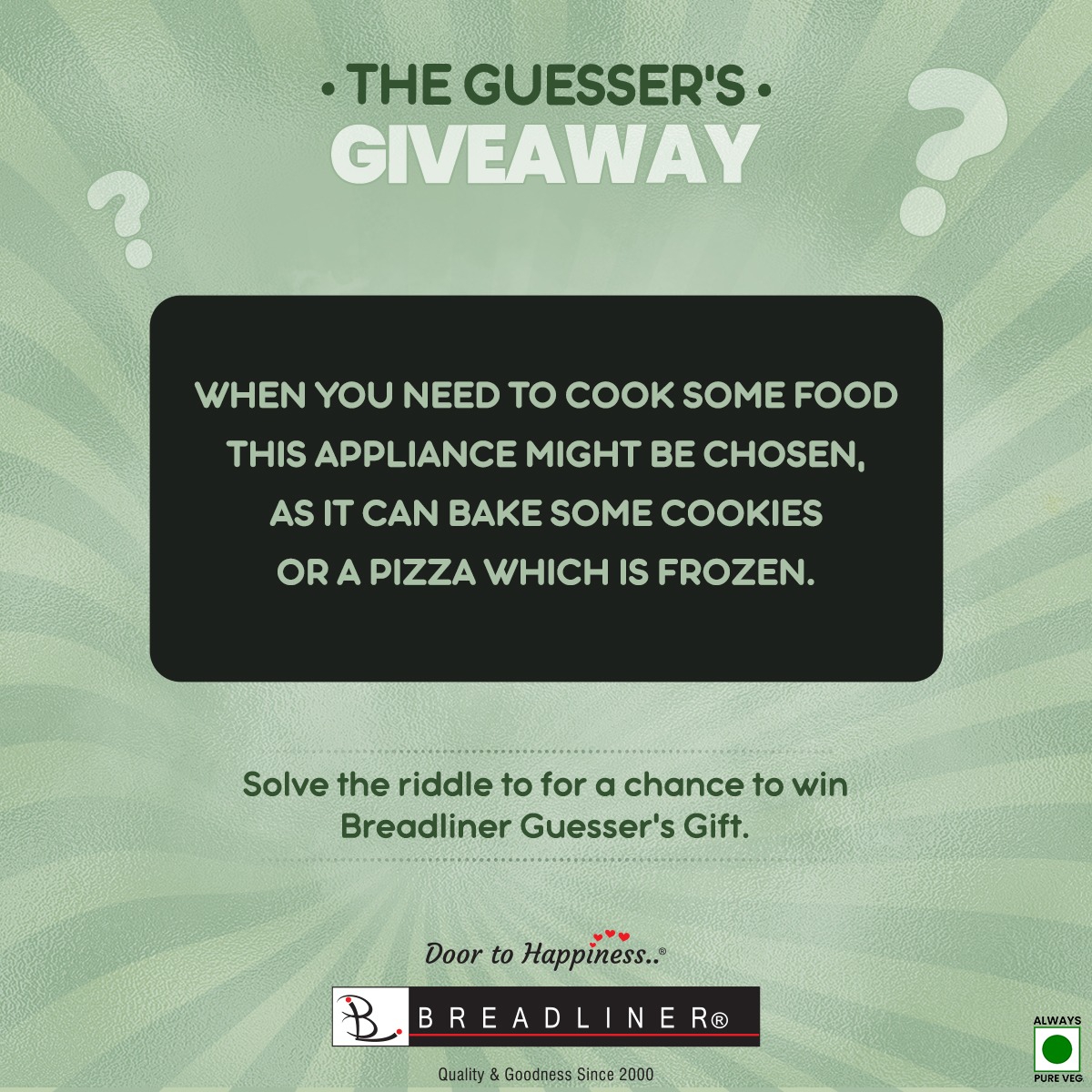 Breadliner1's tweet photo. Hey Foodies, we’re coming in with another contest that gives you the chance to win Breadliner Guesser's Gift!

Try your luck today! You may get to be one of the lucky winners if you submit your answer. 🤗 All the best!

#breadlinergiveaway #giveawayindia #freecake https://t.co/c0pFLhXiHN