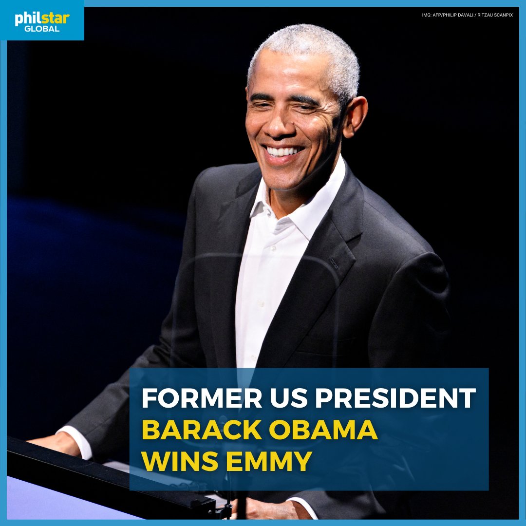 on Twitter "BARACK WINS EMMY Former US President Barack