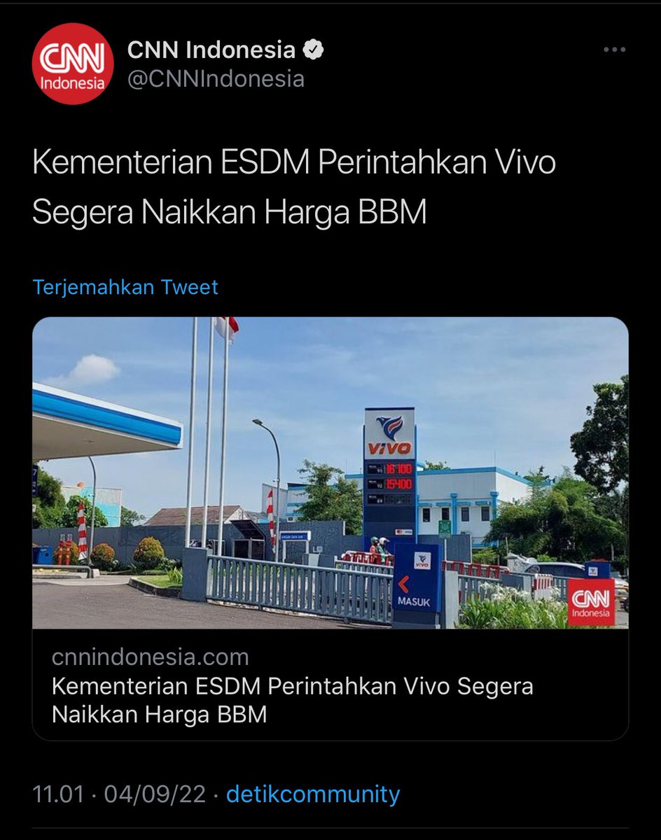 NenkMonica's tweet photo. Kenaikan harga BBM ini adalah Blunder bagi Jokowi, Erick Tohir dan Ahok. https://t.co/YDgPA27ePH