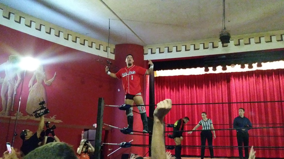 marc_daniels916's tweet image. Great night of action @WrestlePrestige #savagemode2. @RealTitus115 @mashaslamovich @snoringelbow @starb0ycharlie