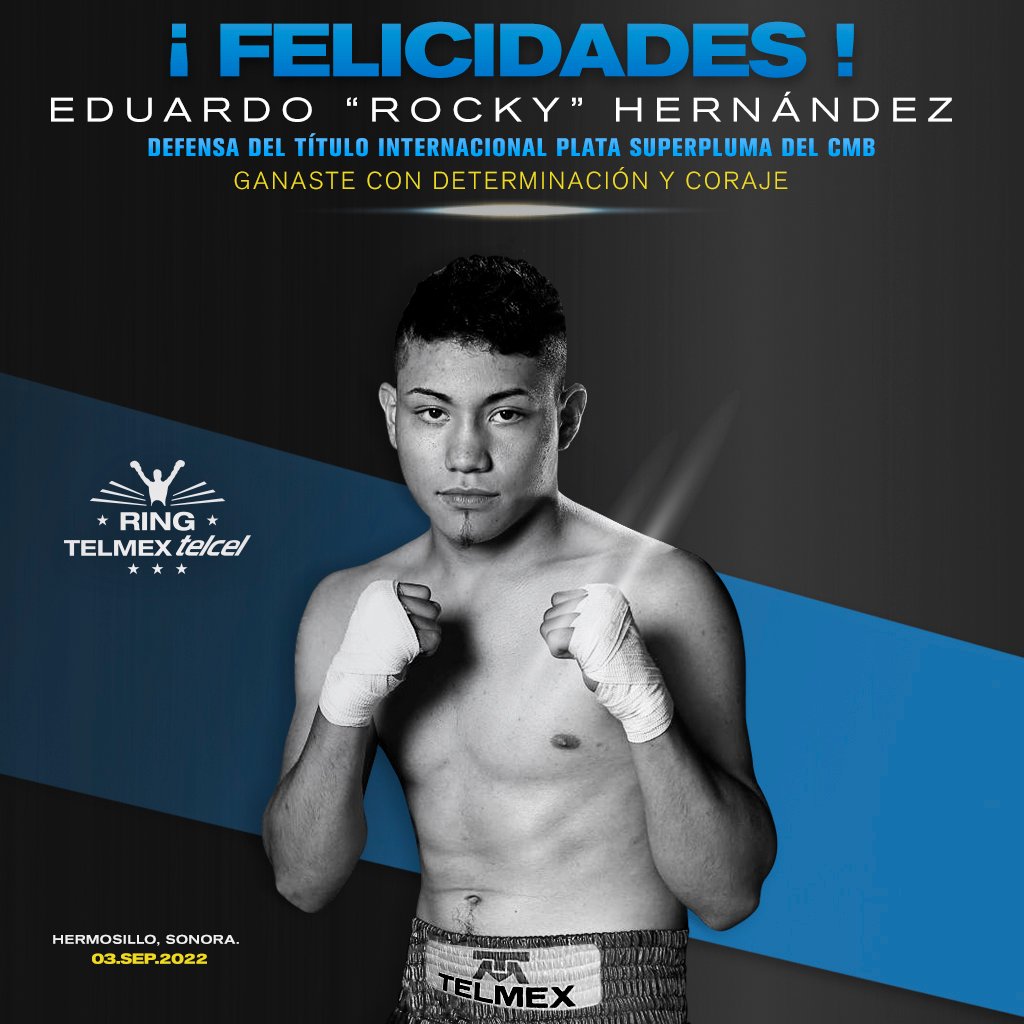 RINGTMXTELCEL's tweet photo. ¡Felicidades @GalloEstradaOfi y @ERockyHernandez! ✨Campeones✨ orgullo 𝐑𝐢𝐧𝐠 𝐓𝐞𝐥𝐦𝐞𝐱-𝐓𝐞𝐥𝐜𝐞𝐥. 🥊🏆💯🔝 

#GalloEstrada #Campeón #Supermosca #TerceraDefensa #CMB #RockyHernández #Defensa #CampeónPlata #Superpluma #WBC #RingTelmexTelcel https://t.co/mP0shqIcoA