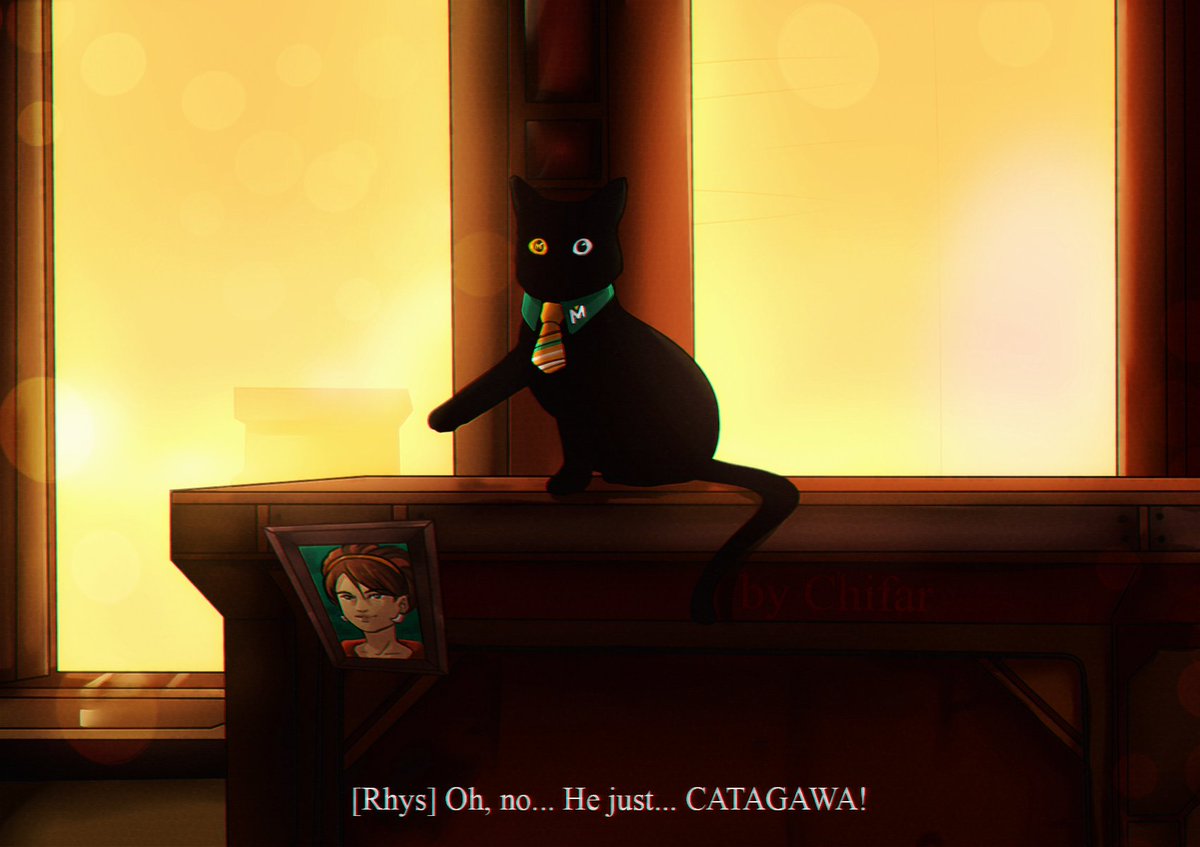 Rhys was given an unusual cat 👀 Will they get along?

#Katagawa #KatagawaJr #RhysStrongfork #Borderlands #Borderlands3