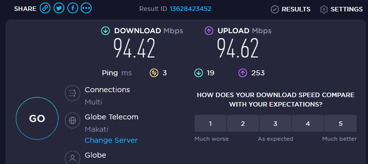 bogiesd05's tweet photo. @talk2GLOBE 650Mbps ang plan namin... ano na? https://t.co/pzVDv05NZu