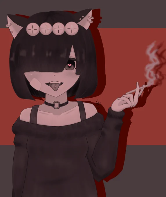 dark cigarette 
