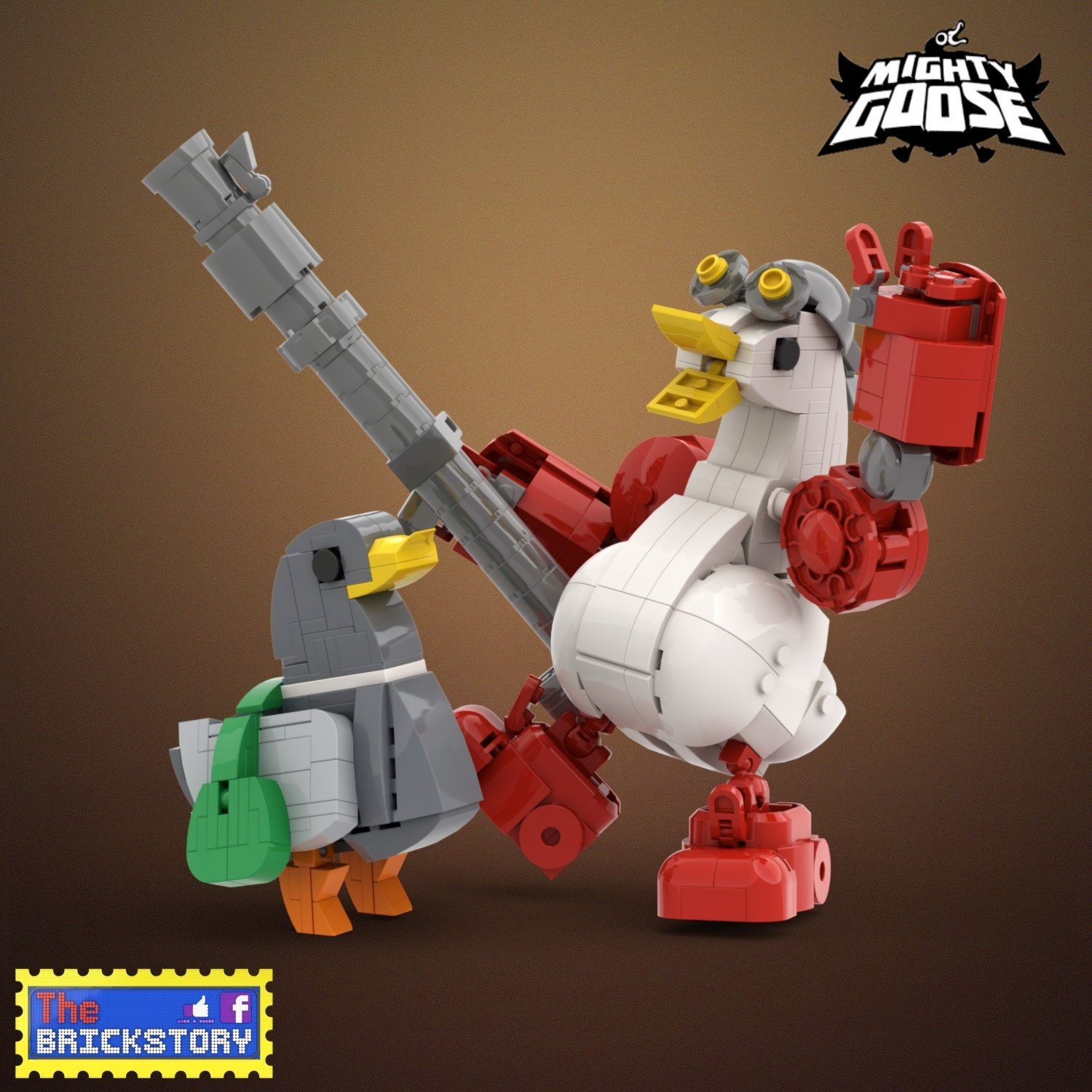 on X Might Goose and its friends The original plan was to make one more pig but unfortunately the skills were limited and I couldn t complete my idea I hope