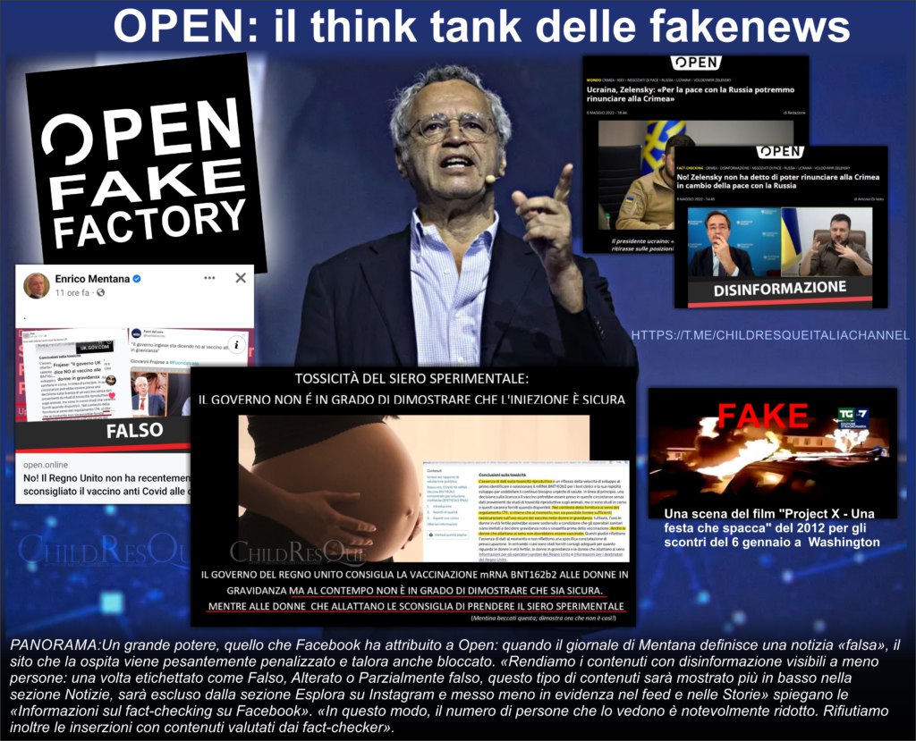 Bera49164308's tweet photo. #ChildResQue 🗓 3 settembre 2022 🌍
☢️ATTACCO ALLA VERITA’☢️
🆘 #Enrico_Mentana e #Open, i #fact_checkers famosi, bollano come #fake_news la notizia data secondo cui il Regno Unito avrebbe fatto marcia indietro sulla raccomandazione ⬇️ https://t.co/yyfzjJY3IY