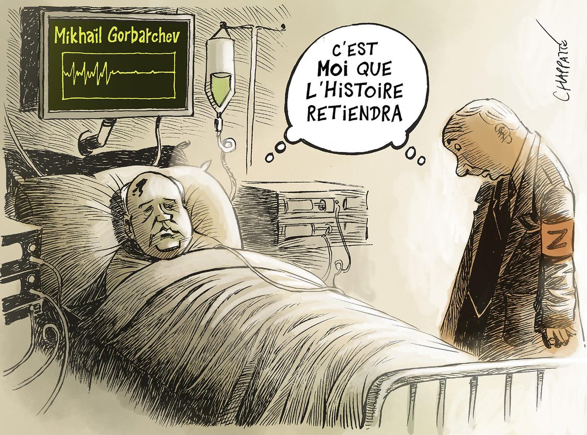 Mikhaïl vs Vladimir - © Chappatte dans NZZ am Sonntag, Zürich &gt; chappatte.com/fr/images/mikh…