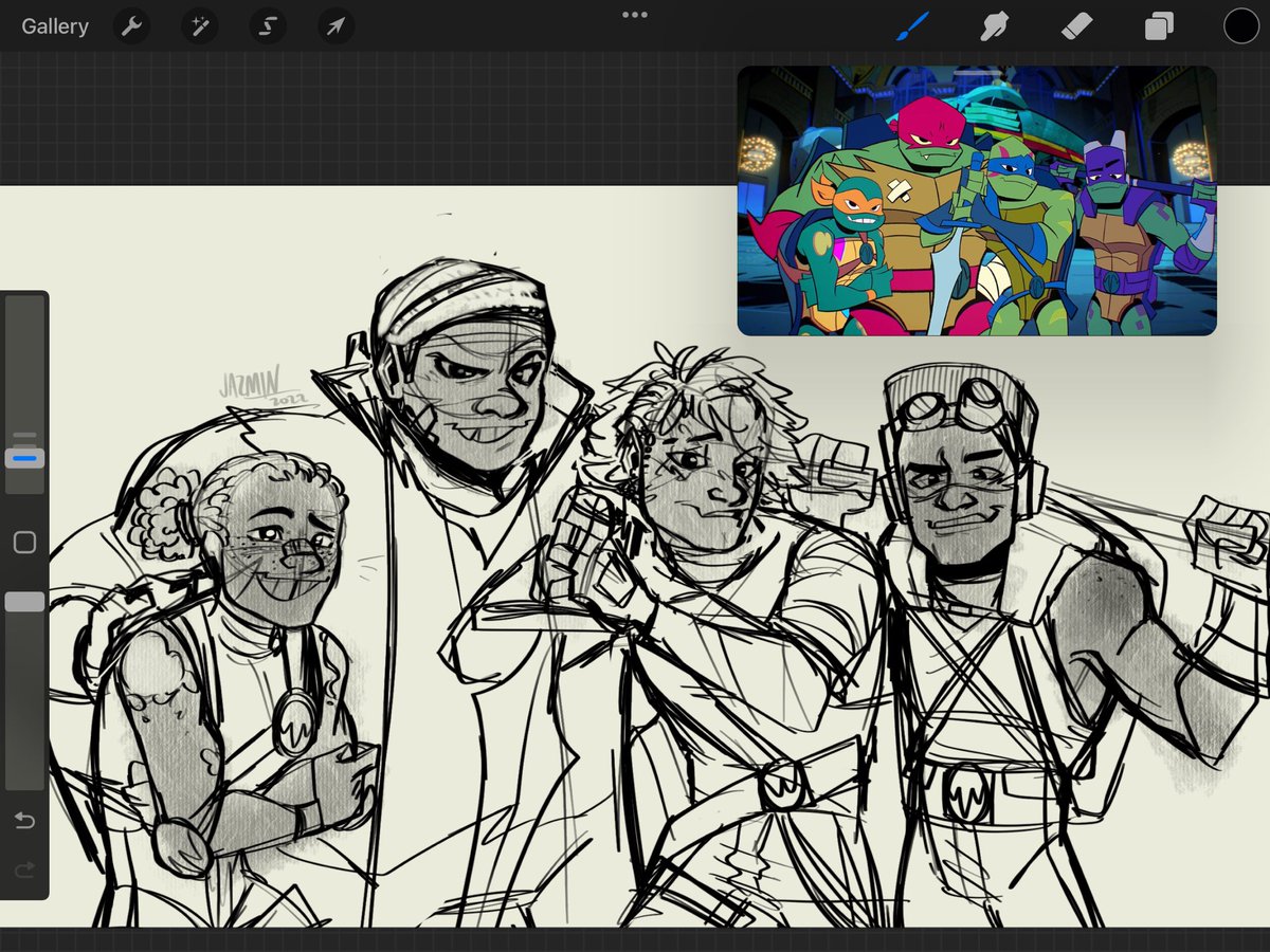 Goodnight! This will take me a while 🐢 [WIP] #SaveRiseoftheTMNT #rottmnt #rottmntfanart #tmnt #RiseoftheTMNT 