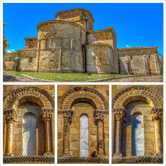 CantRomanica's tweet image. #BuenosDías #Castañeda #Ábside #Ventanas