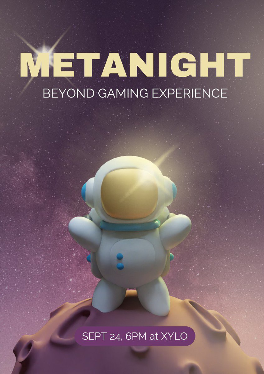 Metagame_nft's tweet photo. Are you a crypto enthusiast? P2E gamer? Team managers or scholars?

Join us for a fun gathering and meet like-minded people on Sept24 6 pm at Xylo BGC!

#AxieinfinityxMetagame #MetalifeGames #GensokishiOnline #MetagamePartners #MetagamexGensokishi #Language101 https://t.co/7uIZdOsCR4