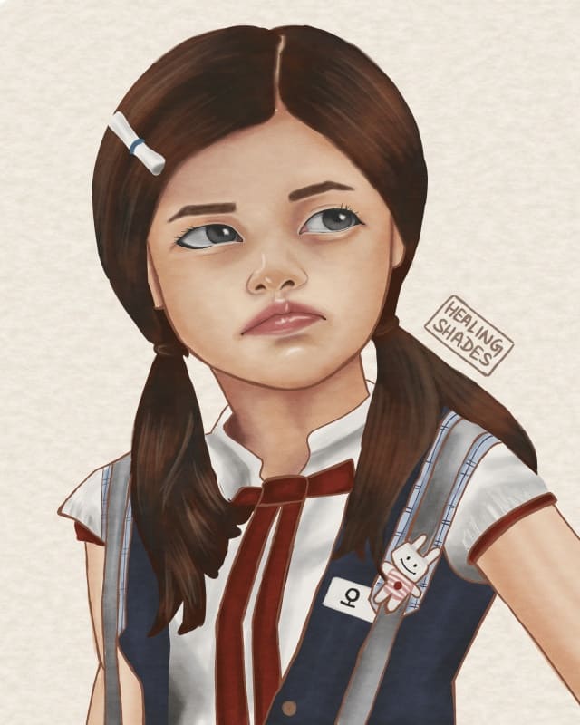 Digital illustration of Oh ha ni from playful kiss #kdrama #kdramafanart