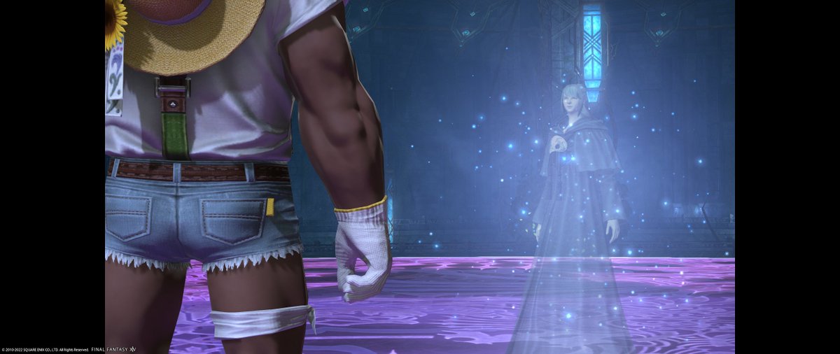 ff14_nashe's tweet photo. 誰かさんのせいでムービーのたびにショーパンムキムキヒップがうつるのだが？ https://t.co/GuKMYEzbKP