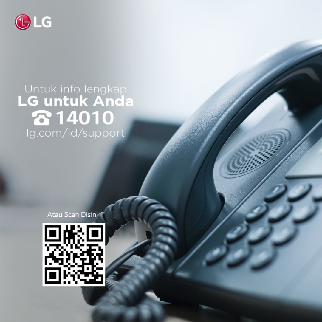 lgeindonesia's tweet photo. Jika produk LG Anda mengalami kendala atau kesulitan teknis, segera kunjungi service center terdekat di kota Anda atau klik tab Support di situs resmi LG Indonesia.
Untuk layanan online hubungi 14010 atau WhatsApp +62 8118814010
#LGEIndonesia #LGServiceCenter #LGInfo https://t.co/xj0DSBZV1C