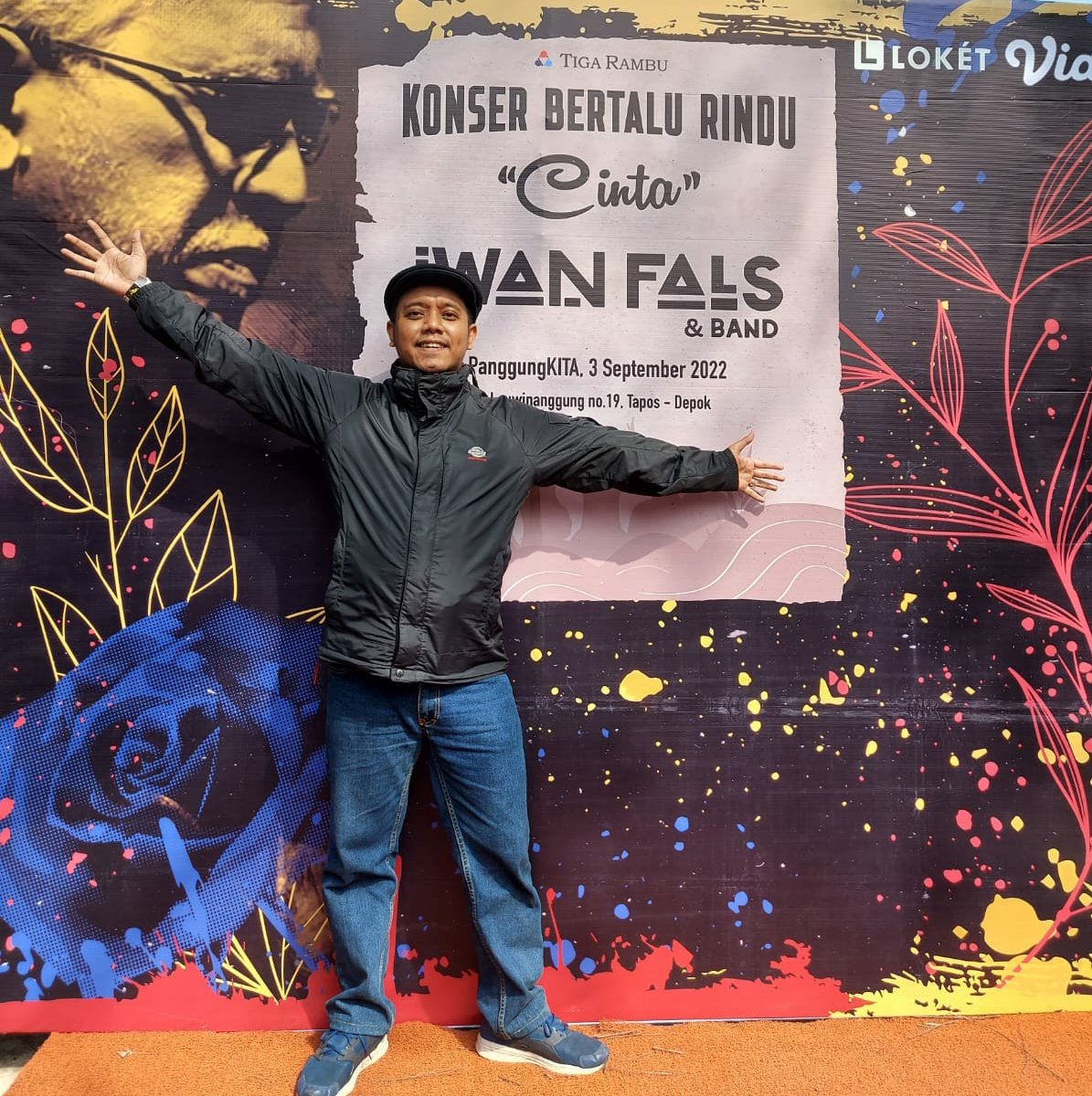 Konser Bertalu Rindu 
"Cinta" <a href="/iwanfals/">VL</a>  

Di Lingkaran Kami Berpandangan
Di Lingkaran Kami Mengucapkan
Aku Cinta Padamu 🙏