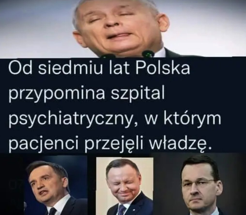 Kaczyński uciekł do szpitala… – Schował się w szpitalu. – O teatrze życia