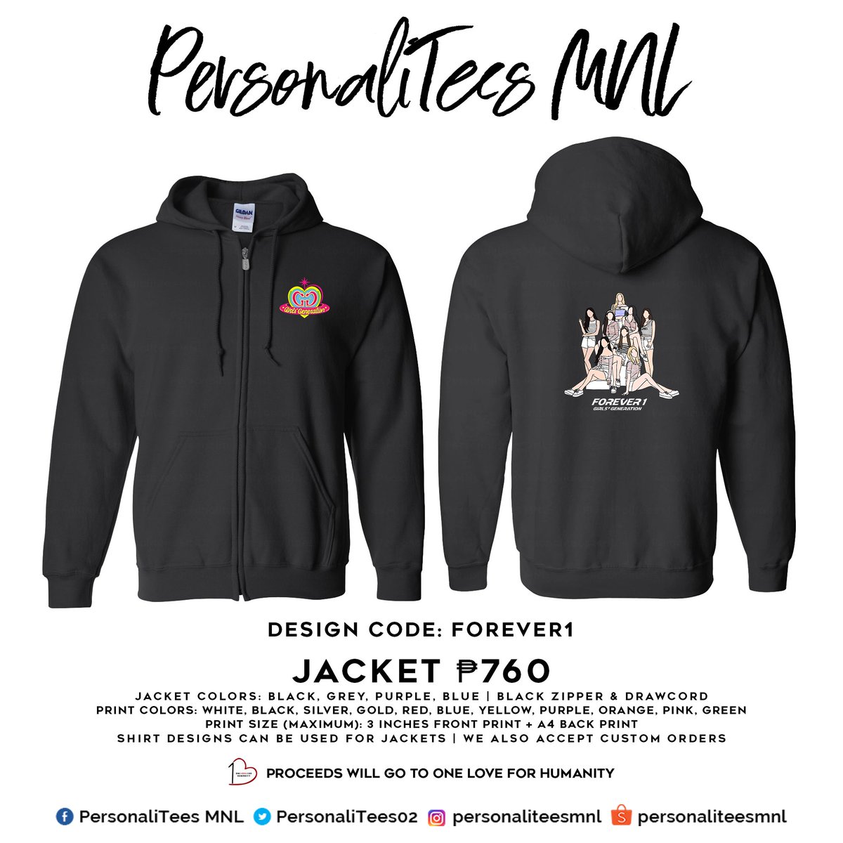 madeformoreph's tweet photo. Pre-order #GirlsGeneration-inspired merch for a cause! 💗

• Payment deadline: Sept 15
• Ship-out: Oct 13-20

Get a chance to win FOREVER 1 album (1 item = 1 raffle entry) 🥳

🔗 https://t.co/xzMo6I5kW9

Proceeds will go to @lovehumanityph #OneLoveForLearning. https://t.co/UCoHn5ZNZq