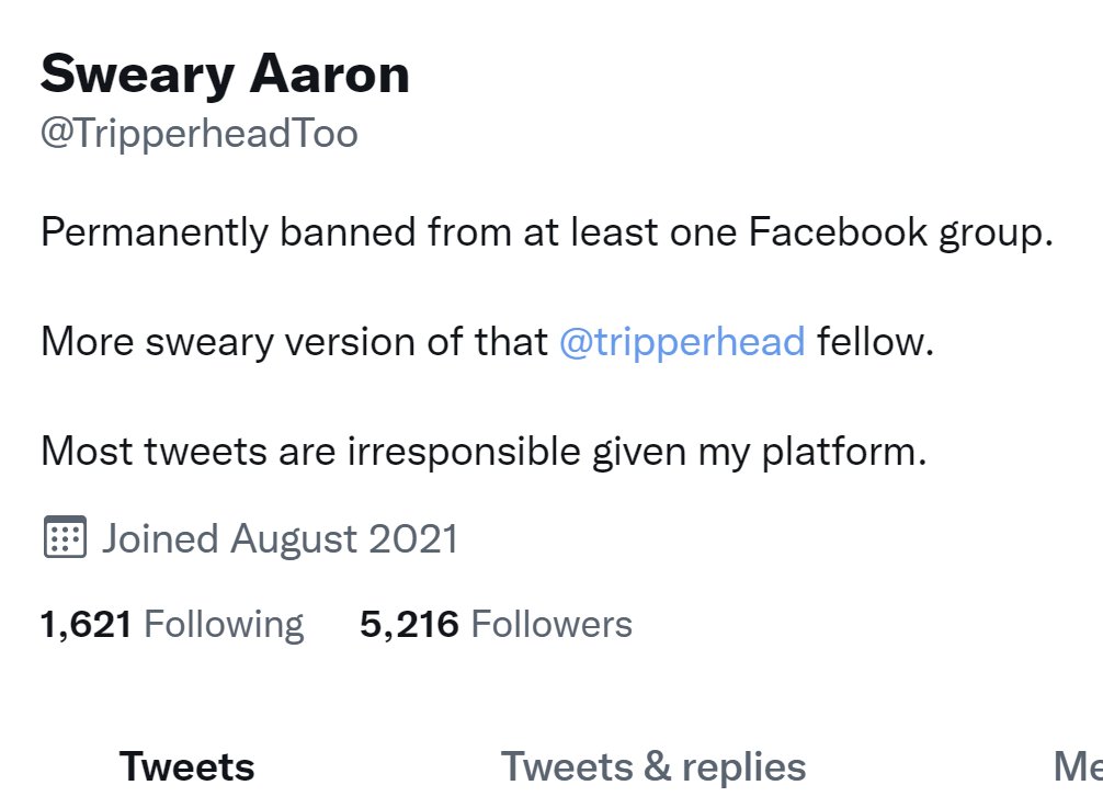 triplerhead's tweet image. Ok peeps, as @tripperheadtoo is back in action, this account is going to go into hibernation (for when I get permanently suspended again)