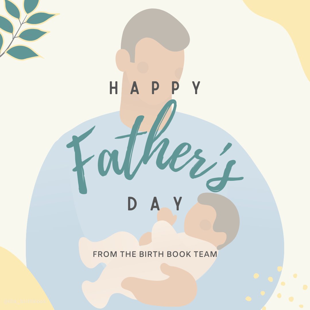 the_birthbook's tweet photo. Wishing all the dads, dad-to-be’s, and father figures out there a very Happy Fathers Day! 👨👦👨👨👦
We hope that today is a day filled with love with your little ones, and quite possibly the unwrapping of more socks and ties…
#thebirthbook #fathersday #supportperson https://t.co/P3IwWlQov3