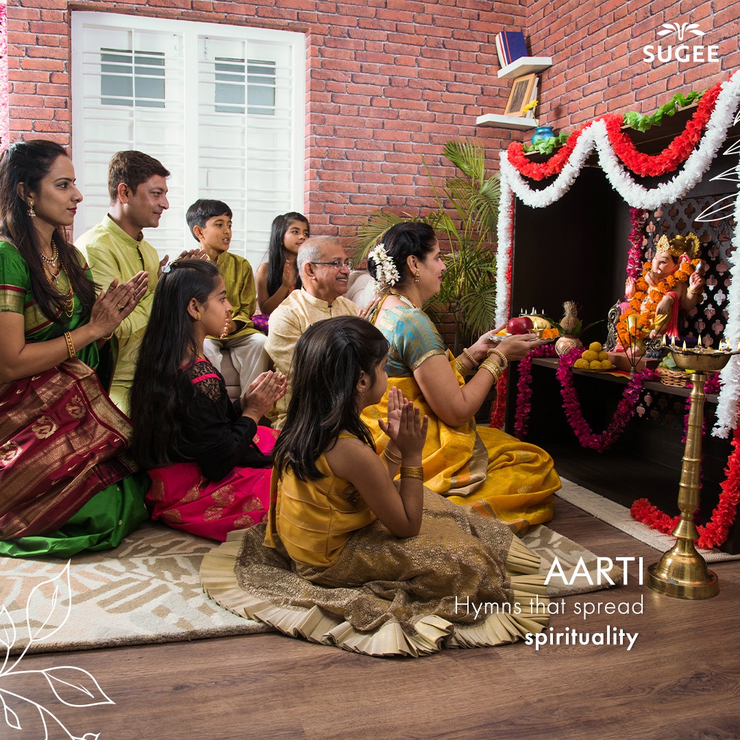 SugeeGroup's tweet photo. Ganesh Chaturthi Rituals: 

Ganesh Aarti are the holy chants sung for the deity and for him to bestow his blessings upon us &amp; our family.

#GaneshChaturthiRituals #GaneshChaturthi #Ganapati #Ganesha #Aarti #Pooja #Rituals #SugeeGroup #Celebrations https://t.co/PCVGo61QX3