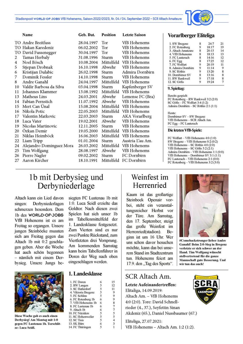 Guten Morgen! Ihr wisst noch nicht, wo ihr heute zum Brunch in #Vorarlberg wollt? Ein Tipp: Es ist Derbyzeit! Die Amateure des <a href="/SCRAltach/">SCR Altach</a> sind im Herrenried zu Gast. Anpfiff ist um 10.30 Uhr. Der Derby-Kurier ist schon da. #HoppEms #WirsinddieEmser #NurderVfB #Eliteliga #vfb1923.