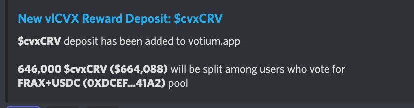 cvxCRV bribe