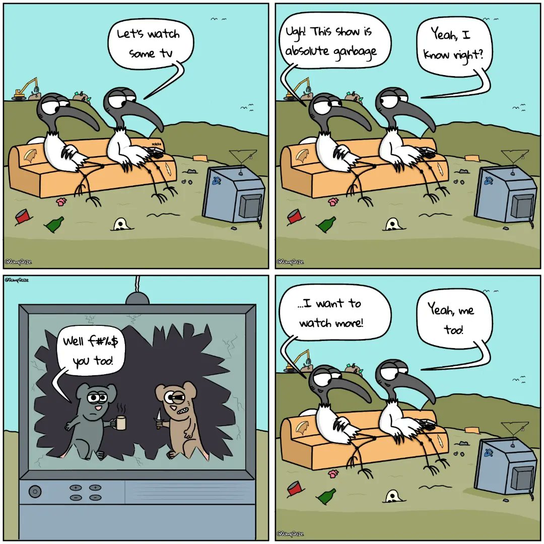DumpDazeComics's tweet photo. After @BackPocketVids wonderful ad the other day (you can see it on YouTube or Twitch) I've been inspired to make this comic
#webcomics #dumpdaze https://t.co/p1JhhOkSAh