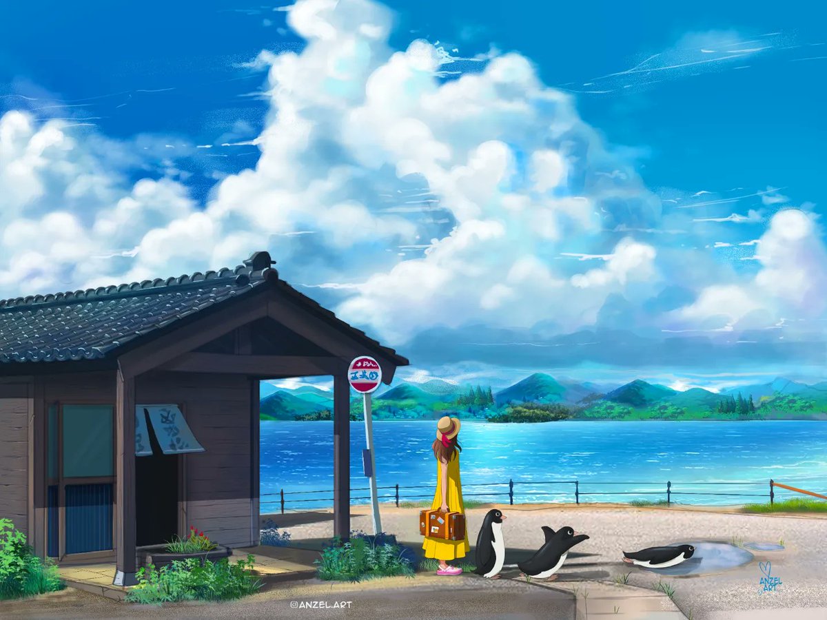 AnzelArt's tweet photo. Sky 💙
#anime #kawaii https://t.co/1GzYhAZTT9