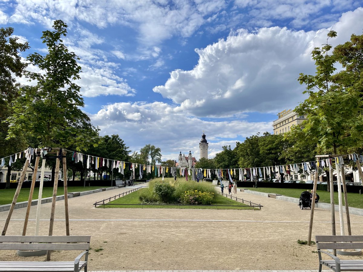 Wenn man mal aus dem Büro in die andere Richtung läuft, einfach so. #leipzigviews ♥️