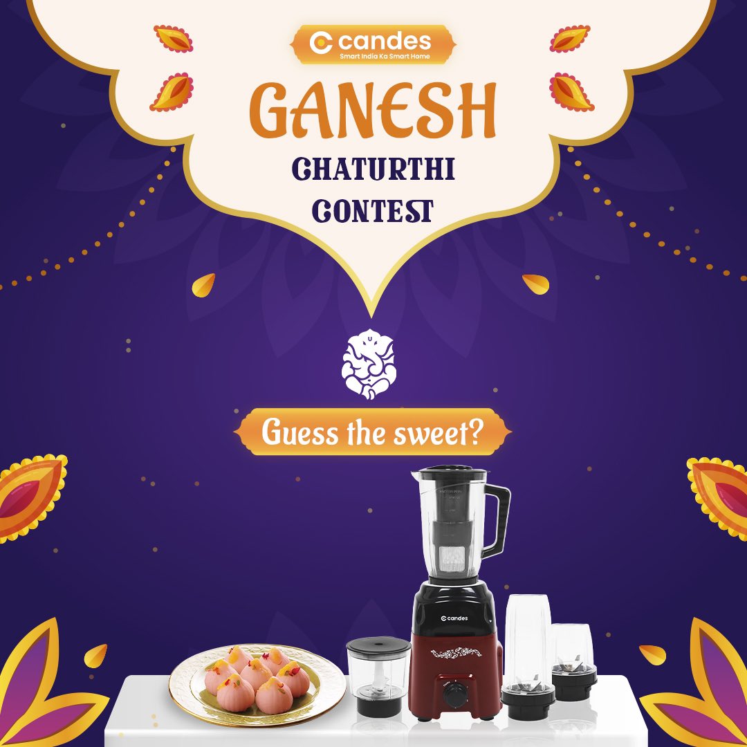 CandesWorld's tweet image. Big hurrah to all the contestants of our colourful #Ganeshotsav2022 challenge, Now it’s time to up the game for Day 4.

Rule -

1) Like &amp;amp; follow Candes&apos;s page
2) Guess the names of sweet 
3) Comment using #ganpatibappamorya &amp;amp; tag 5 friends

#Candes #Contest #Giveaway