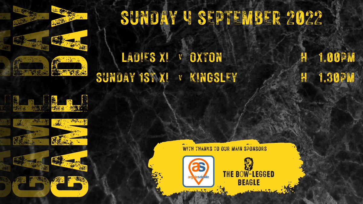 It's a bumper day of cricket this afternoon with the Ladies XI looking to continue their push for top spot in the league when they host <a href="/OxtonLadiesCC/">Oxton Ladies CC</a> &amp; the Sunday 1st XI welcome <a href="/kccscores/">Kingsley CC</a> 

Games start from 1pm and the bar will be open all afternoon