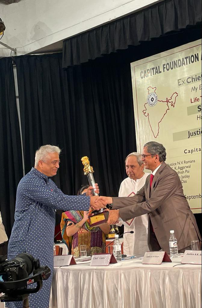 Rajdeep Sardesai on Twitter "Honoured to receive the 2022 Capital