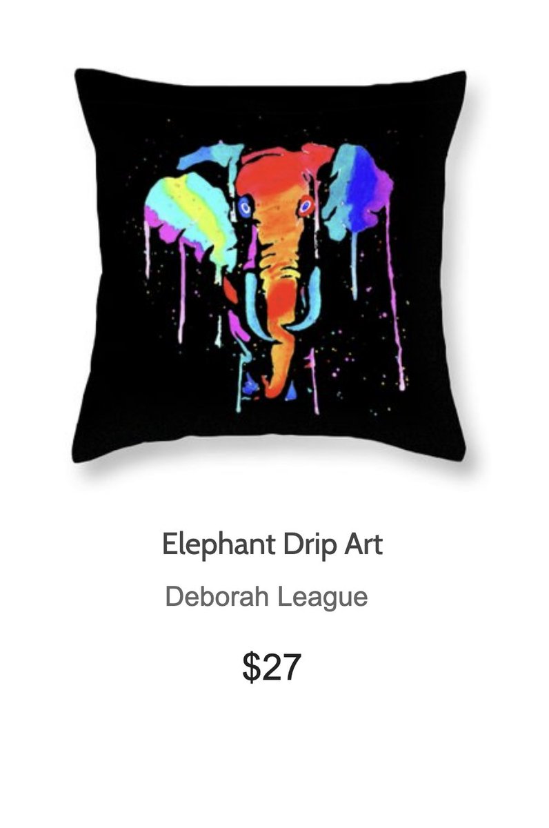 Background can be any color you wish!! Great for #dormroomdecor!
THROW PILLOW OF THE DAY - deborah-league.pixels.com/featured/eleph…
#throwpillow #HomeDecorIdeas #art #inspired #gifts #throwpillows #decorativepillows #buyintoart #interiordesign #home #pillows #interiorstyling #giftideas #ShopEarly