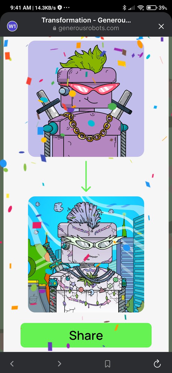 MarceloFujii's tweet photo. Generous Robot #69 has been successfully transformed.
@GenerousRobots for more updates!
#GRTransformation #clinkclank https://t.co/mzwIz8fADe
