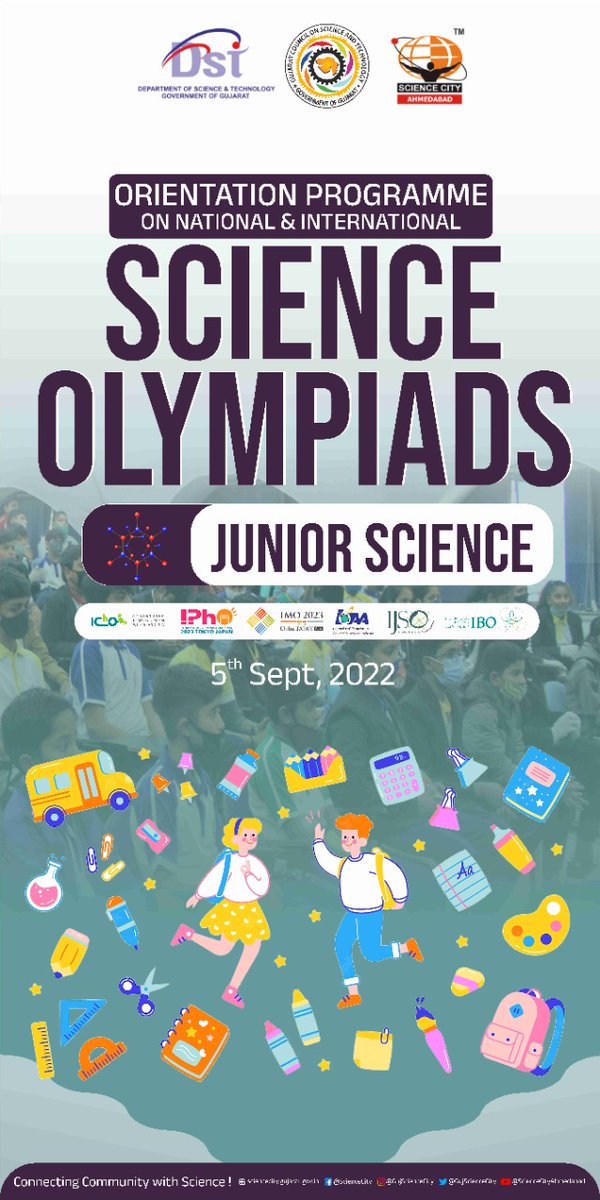 #ScienceOlympiad is an exhilarating & uplifting movement for students, teachers & the organizers. Keen interest in subject, inventiveness, critical analysis, creativity and perseverance are necessary to tackle the task in the #Olympiad. @vnehra @@jitu_vaghani @pkumarias @CMOGuj