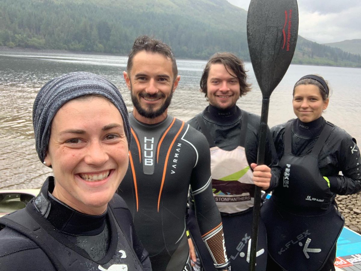 FeelBetterTour's tweet photo. Finally managed to make it into the water for my swim! Though not the full length of the loch, I started from where I finished cycling yesterday and swam 3 miles to the other end of Loch Laggan. https://t.co/hBXqMq7IiN