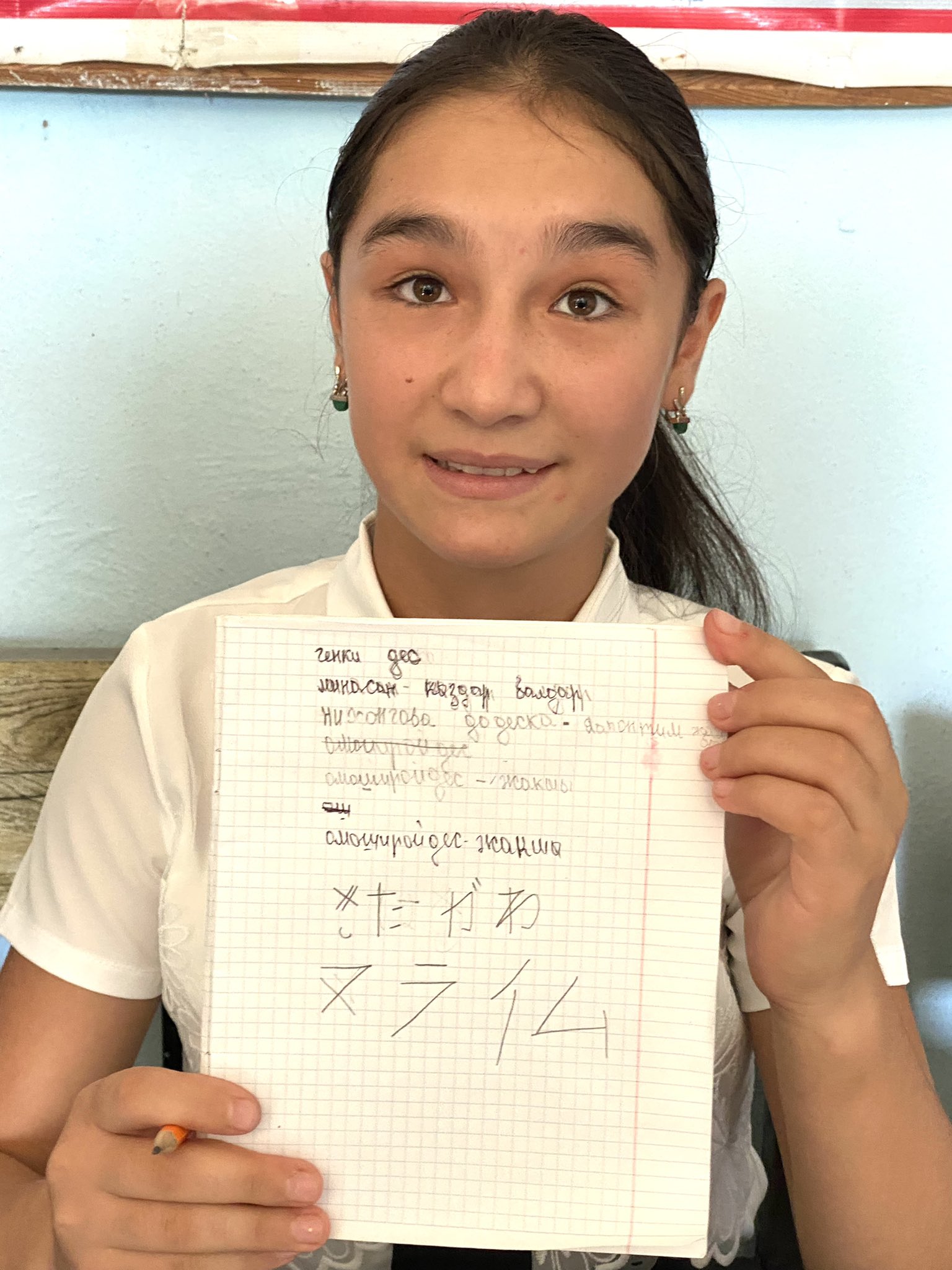 ジャララバードの児童養護施設でも日本語を勉強している子たちがいる件