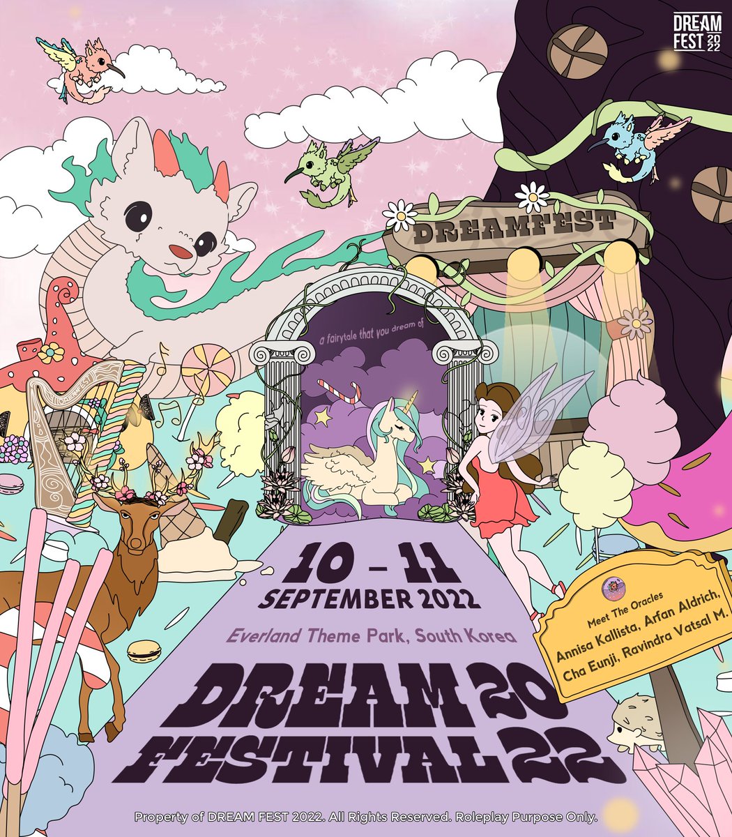 DREAMFEST2022's tweet photo. ㅤ

                  ◜ ⟡ ・ ┈ 𖧷 ┈ ・ ⟡ ◝
               ──────────

        O' the  palace   of  Dreamland,
        where things  came with loads
        of sparkles and a dime of love.

        ⟡ ◟ ⊹ ❍﹒ ┈┈ : 𝖣𝗋𝖾𝖺𝗆𝖿𝖾𝗌𝗍 ◞ ⟡

ㅤ https://t.co/0EetN0WTTX