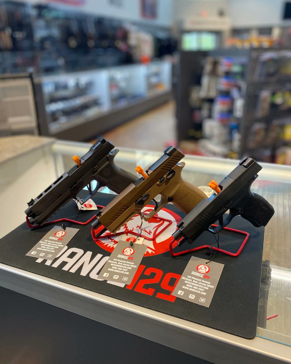 We are a Sig Sauer dealer!! From the X5 Legion to the P365 Macro, we have an abundance of models to choose from. Stop in and check them out! #range129