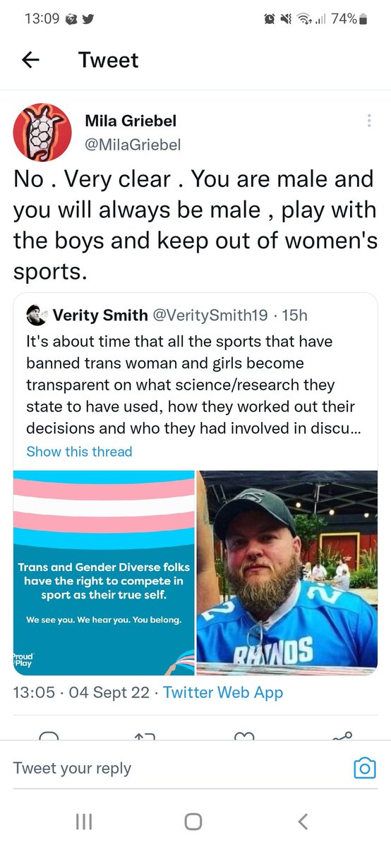 VeritySmith19's tweet photo. But they can always tell https://t.co/6RGPOaHmHe