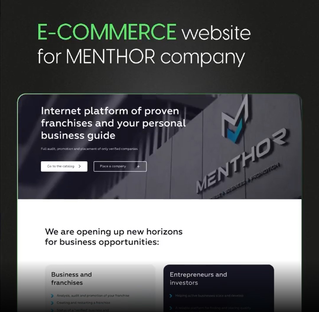 Promactive_'s tweet photo. E-commerce website for a MENTHOR company. MENTHOR is startup project engaged in the creation and promotion of franchises in Eastern Europe
Get an offer to create a website for your company in DM!
#promactivecase #web #website #websitedesign #franchise https://t.co/lS9sNNOo4r