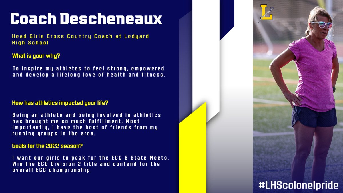 ledyardsports's tweet photo. Meet the Colonels🏃‍♀️ Coach #LHScolonelpride https://t.co/sJDL4QwACz