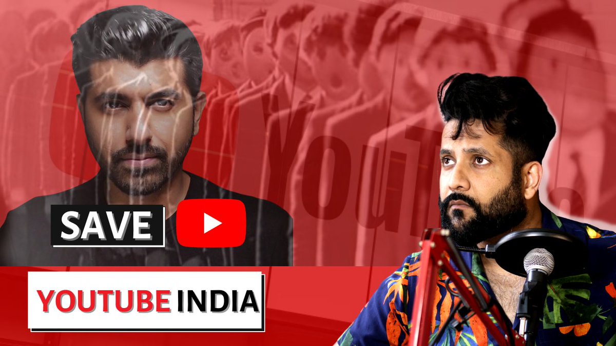 Save Youtube India! 
👉youtu.be/6KxvAdCAp6A
.
.
#AppealForShwetabh #SaveFreedomOfSpeech #YoutubeExpressYourself #SaveShwetabhGangwar