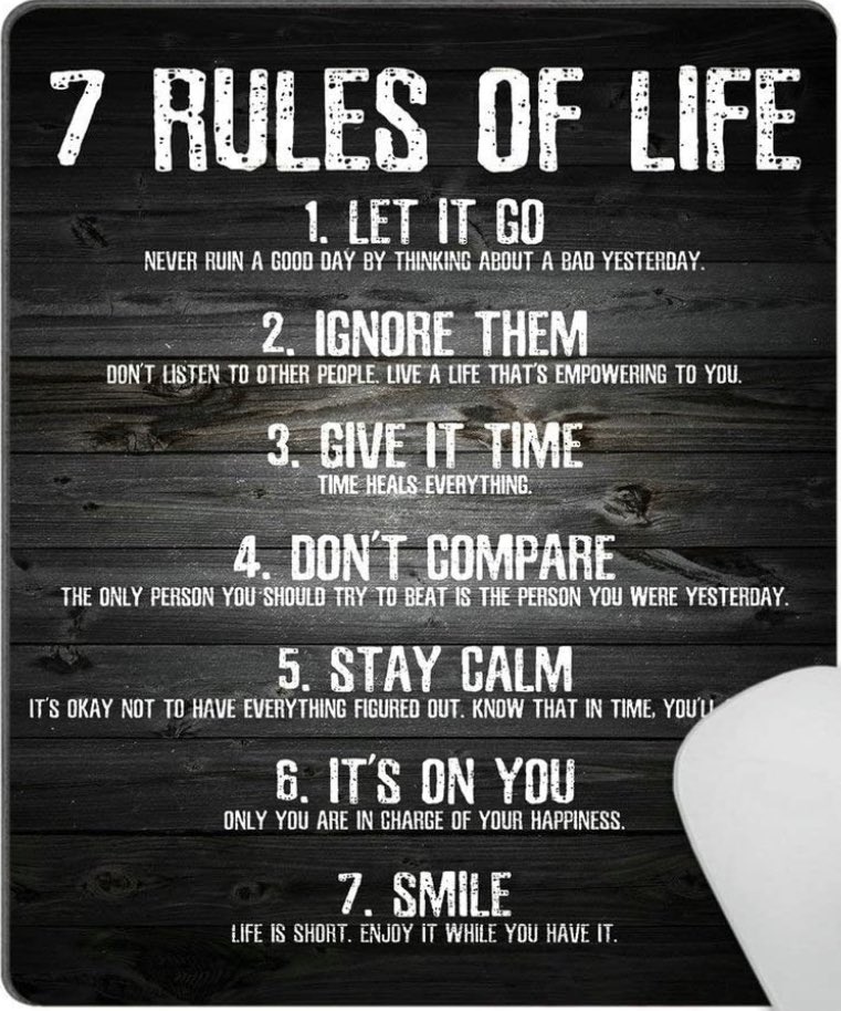 If Life Is a Game, These Are the Rules – Seven Good Things