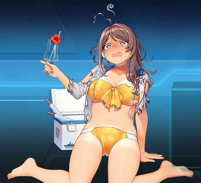 衣笠ちゃん改二/ベイちゃんMk.II/山汐丸ちゃん/長鯨ちゃん改
水着mode 大破撤退時 おすわり勢 各種 